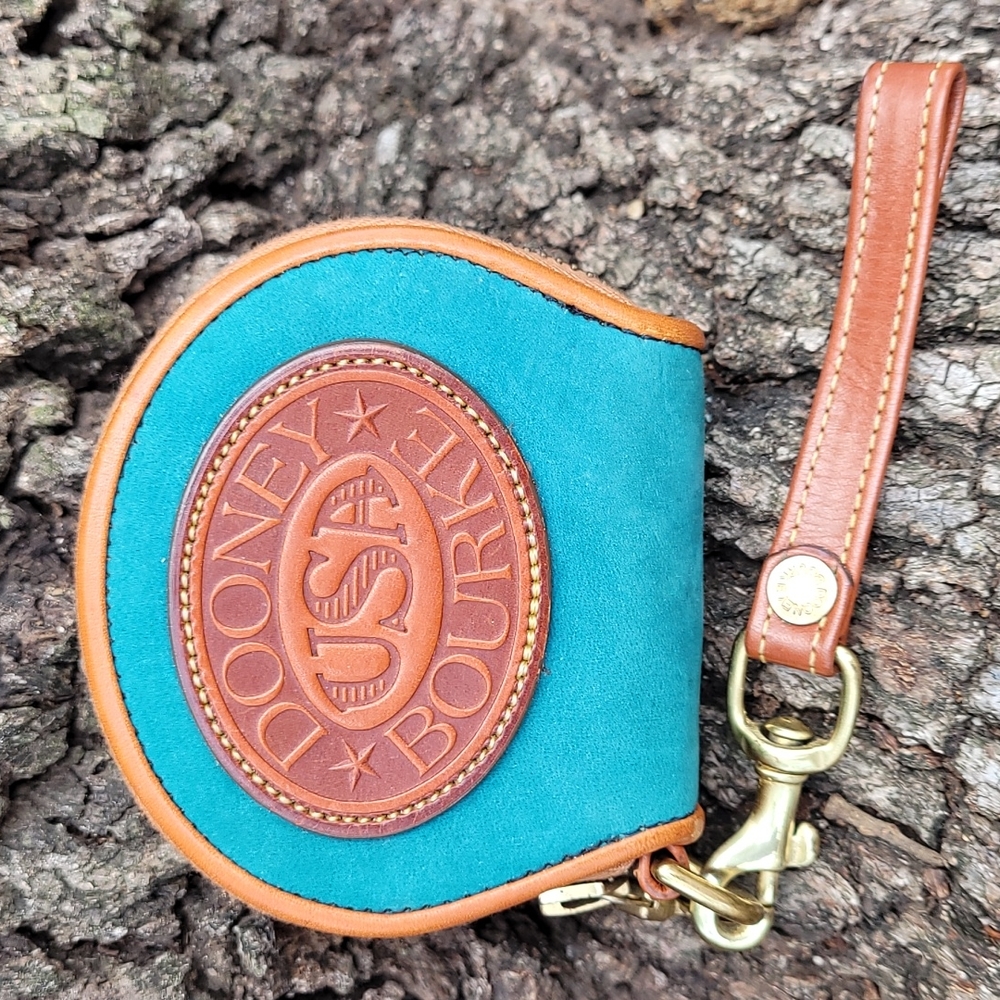 Vintage Dooney & Bourke Nubuck Coin Purse